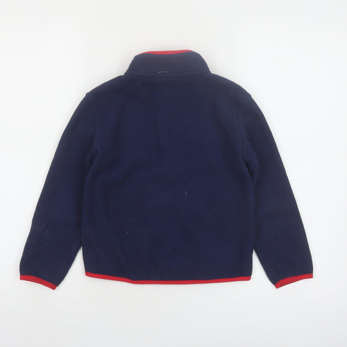 Ralph Lauren Boys Blue Fleece Full Zip Jacket Size 5-6 Years