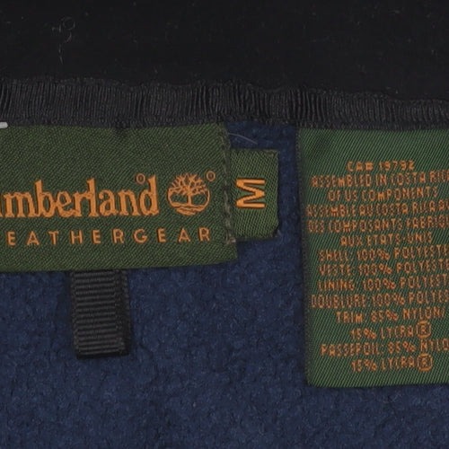 Timberland Mens Blue Fleece Waistcoat Bodywarmer M