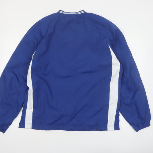 Sport-Tek Men's Blue Pullover Sweatshirt L Embroidered Baseball Style