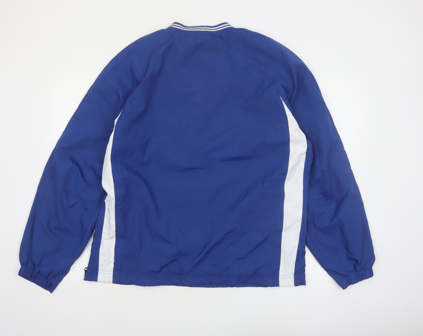 Sport-Tek Men's Blue Pullover Sweatshirt L Embroidered Baseball Style