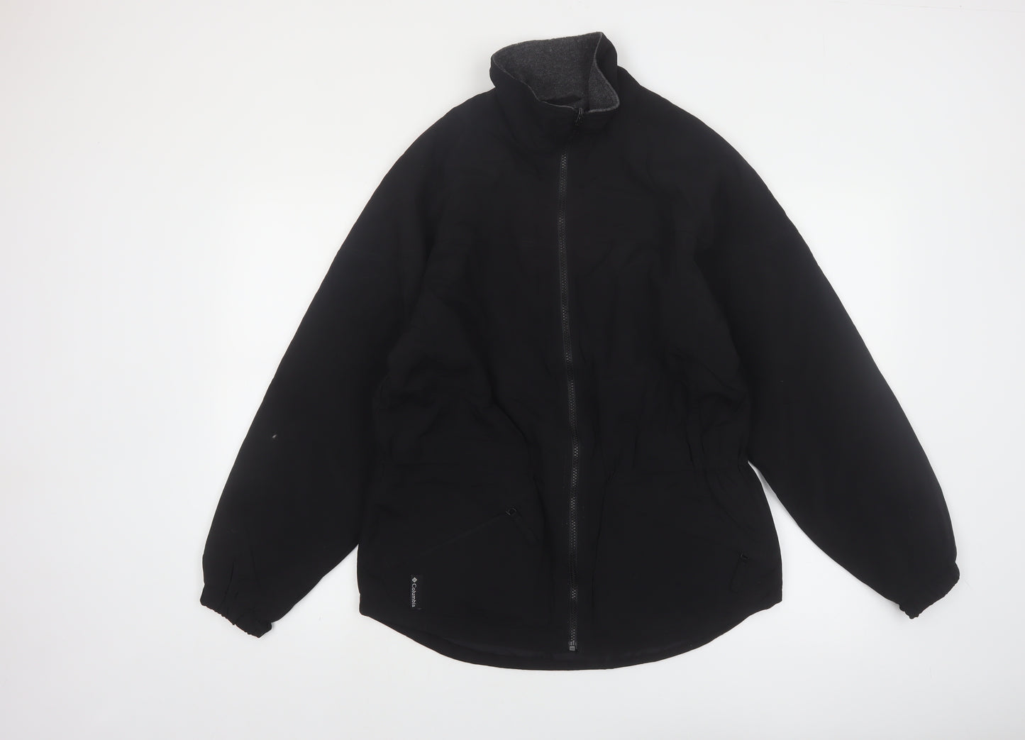 Columbia Women's Black Soft Shell Fleece Lined Jacket Size S
