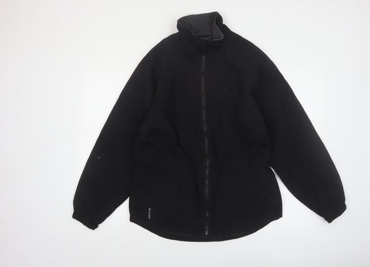 Columbia Women's Black Soft Shell Fleece Lined Jacket Size S