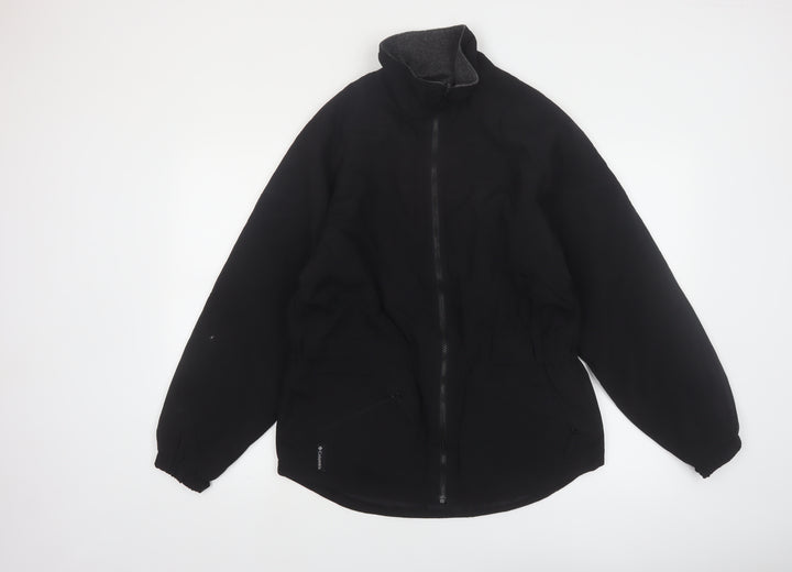 Columbia Women's Black Soft Shell Fleece Lined Jacket Size S