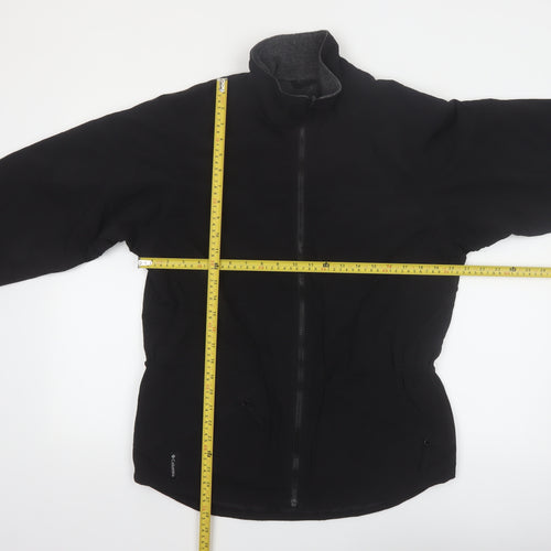 Columbia Women's Black Soft Shell Fleece Lined Jacket Size S