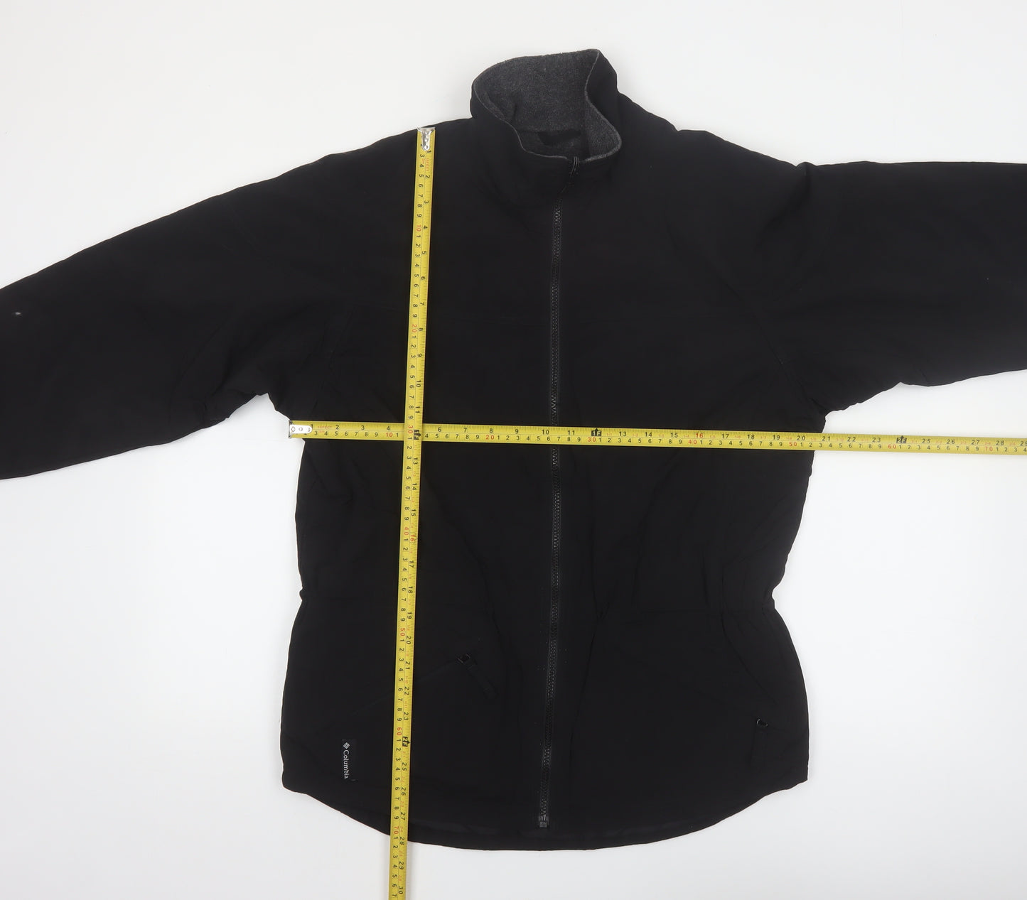 Columbia Women's Black Soft Shell Fleece Lined Jacket Size S