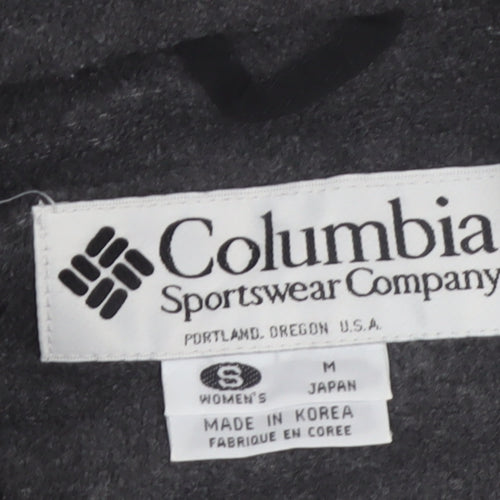 Columbia Women's Black Soft Shell Fleece Lined Jacket Size S