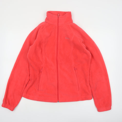 Columbia Women's Pink Fleece Full Zip Jacket Size M