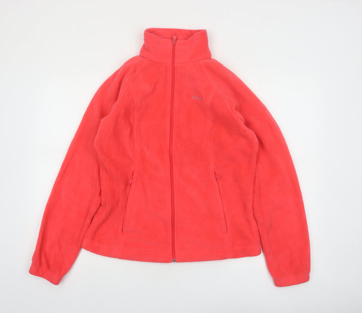 Columbia Women's Pink Fleece Full Zip Jacket Size M