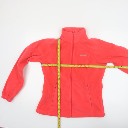 Columbia Women's Pink Fleece Full Zip Jacket Size M