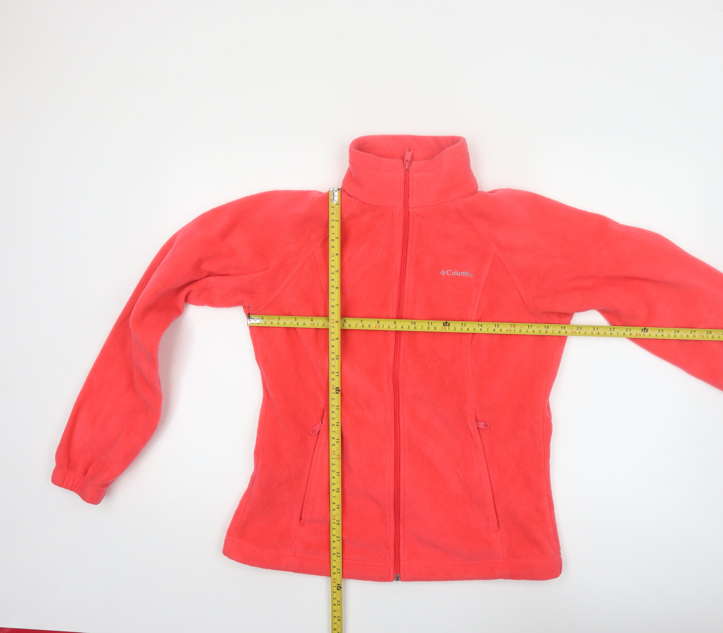 Columbia Women's Pink Fleece Full Zip Jacket Size M
