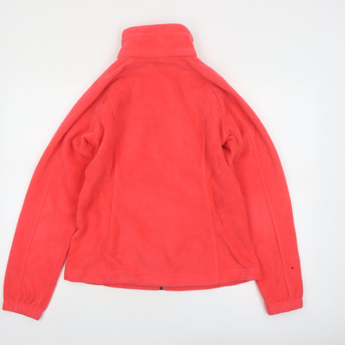 Columbia Women's Pink Fleece Full Zip Jacket Size M