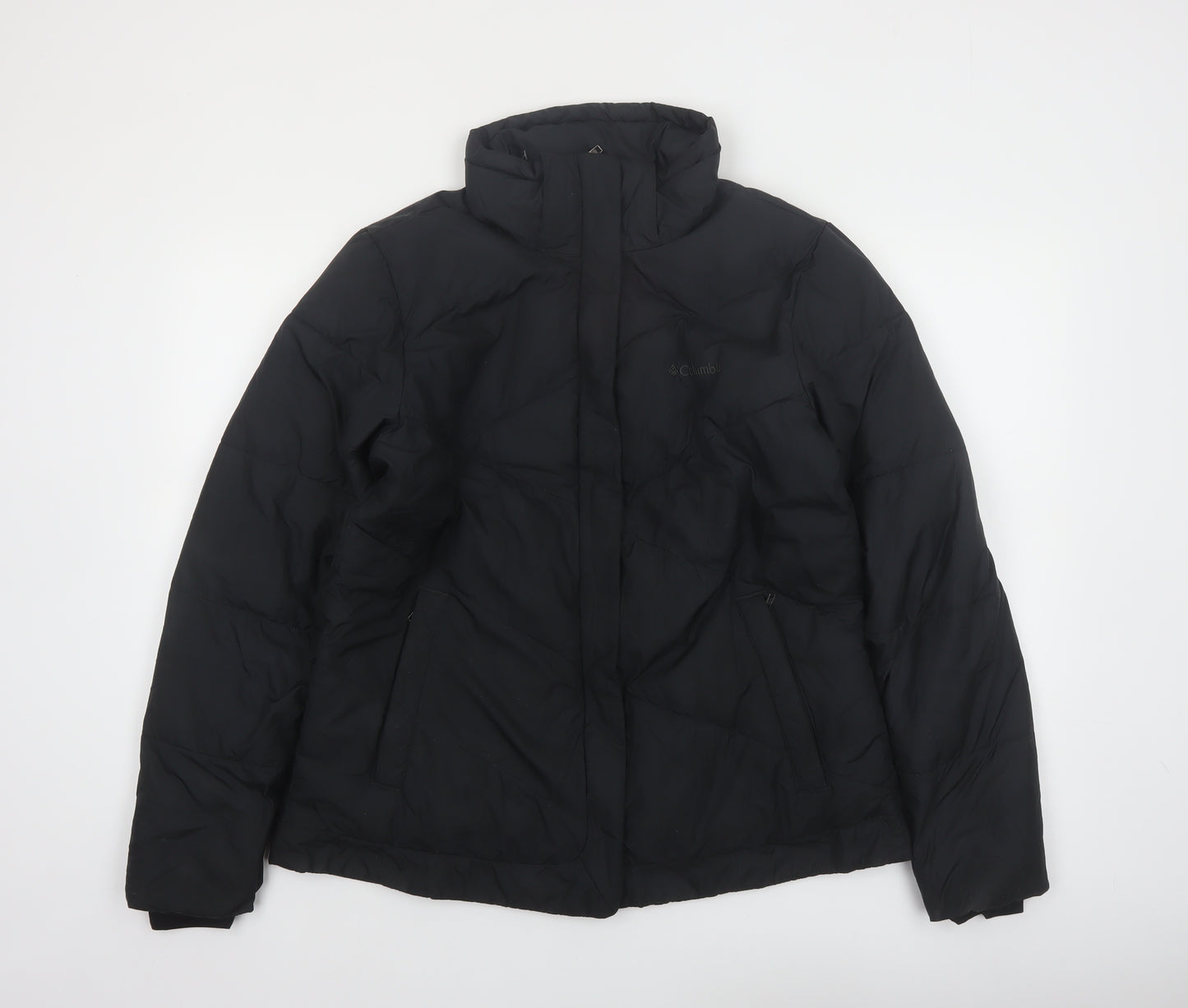 Columbia Women's Black L Puffer Jacket Winter Insulated Coat