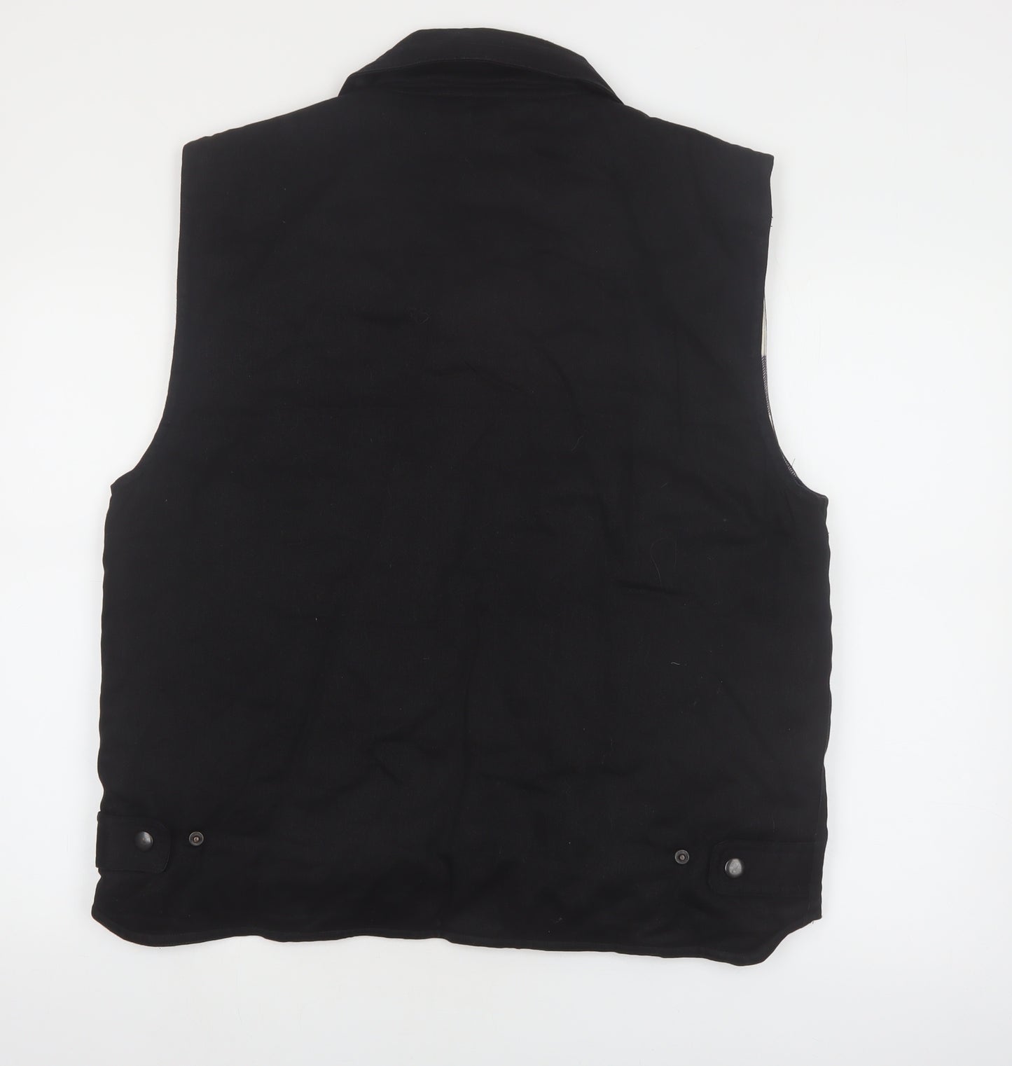 Branded Lion Mens Black M Ramie Cotton Bodywarmer Waistcoat