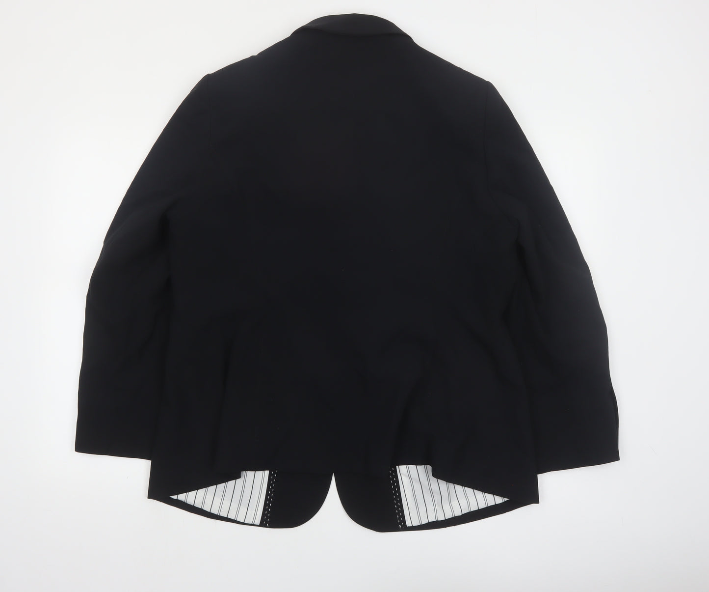 Marks & Spencer Women Black Size 20 Regular Fit Blazer Jacket