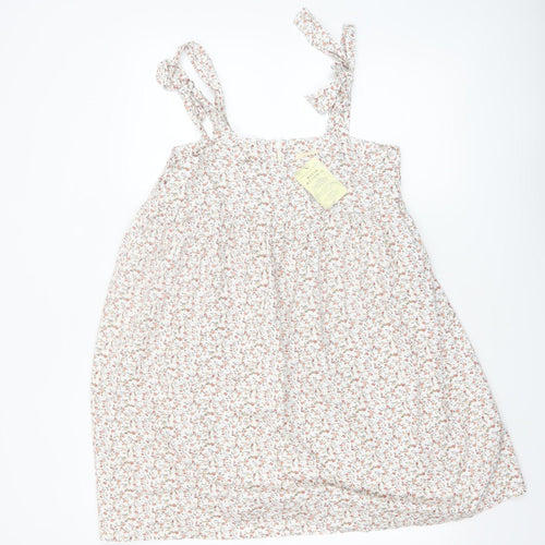 Urban Renewal Women's White Floral Cotton Slip Dress M