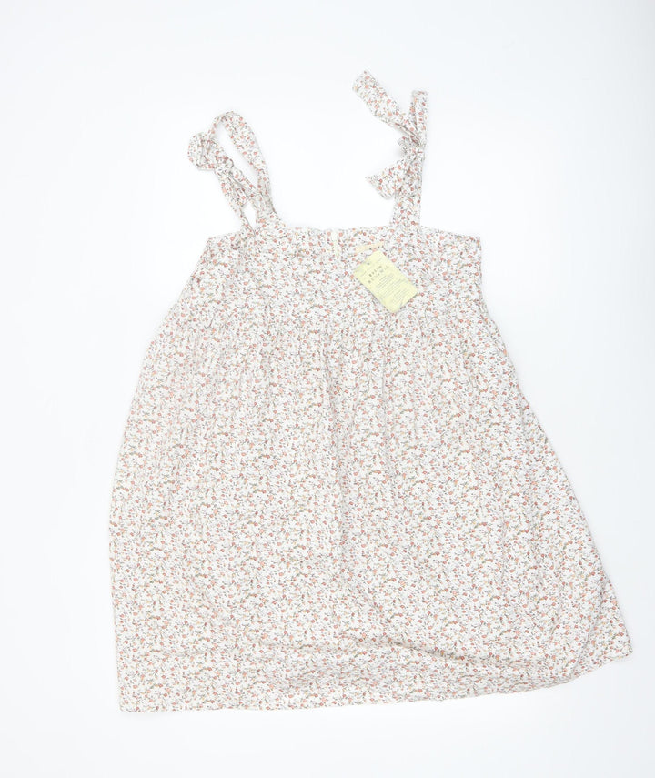 Urban Renewal Women's White Floral Cotton Slip Dress M