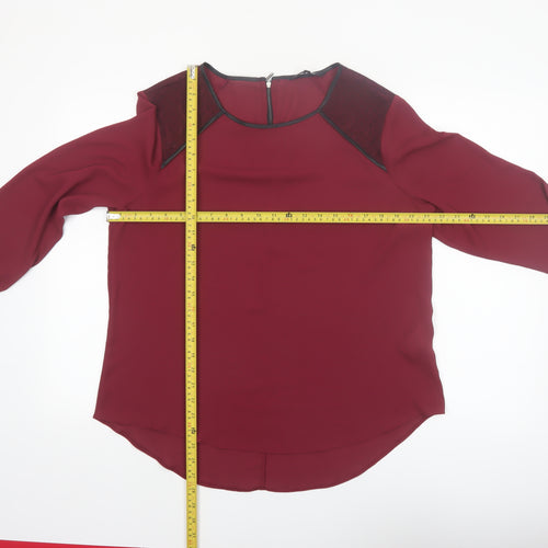 Star by Julien Macdonald Women's Red 3/4 Sleeve Blouse Size 16