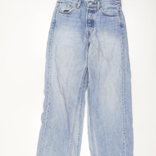 Levi's Altered Wide-Leg Blue High Rise Women's Jeans W27