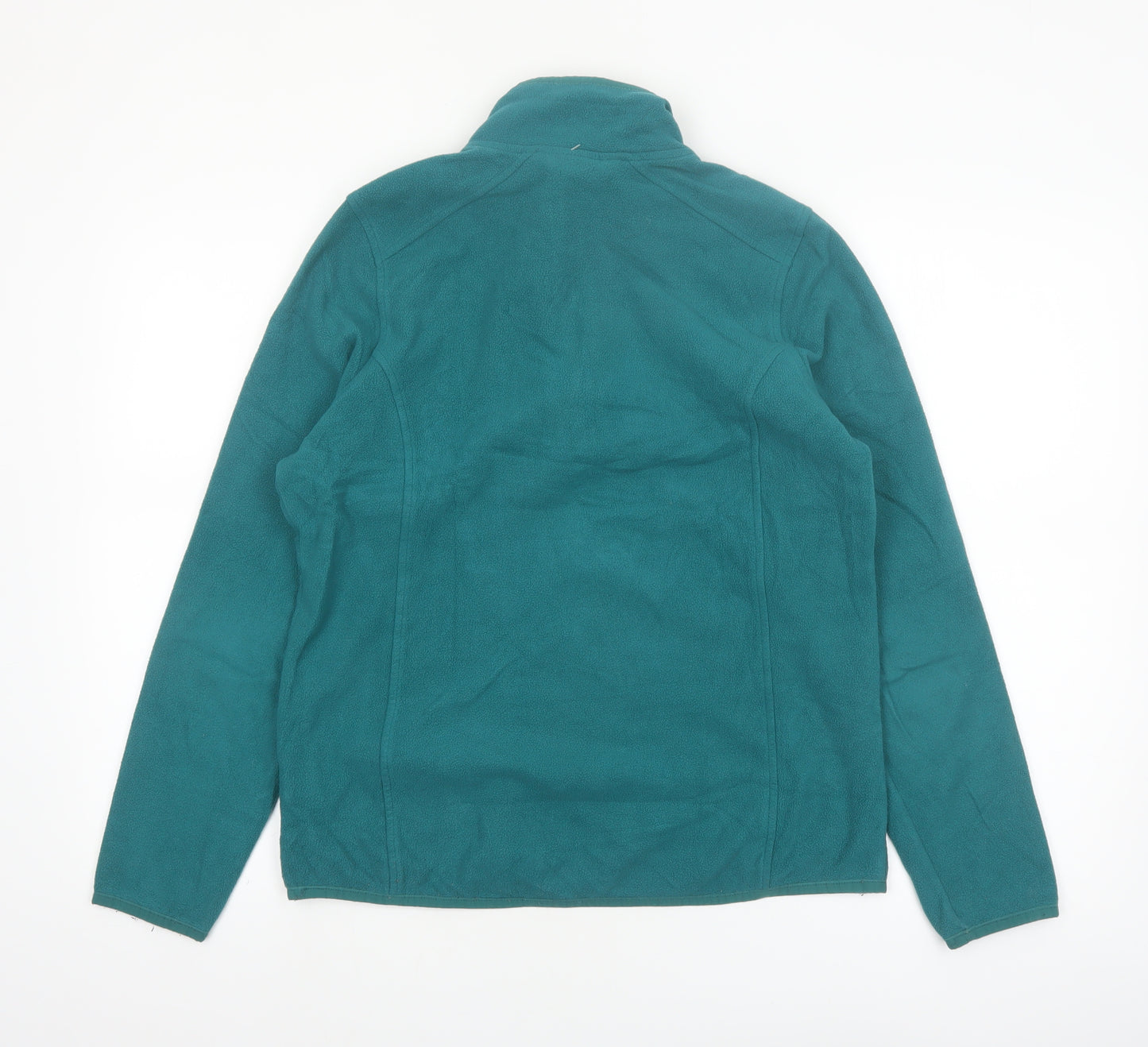 L.L. Bean Women's Teal Fleece Pullover Sweatshirt Size M Regular 1/2 Zip