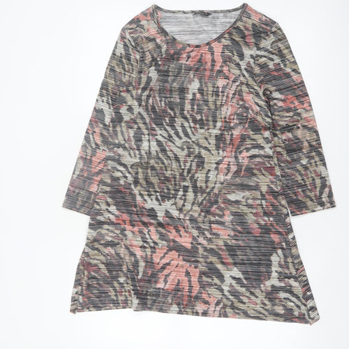 Roman Women’s Multicoloured Animal Print Tunic Top Size 10
