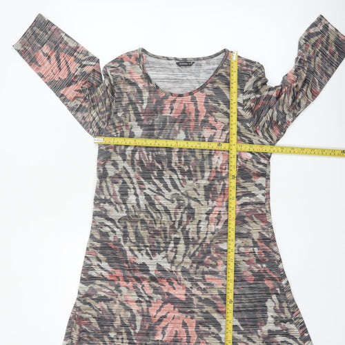 Roman Women’s Multicoloured Animal Print Tunic Top Size 10
