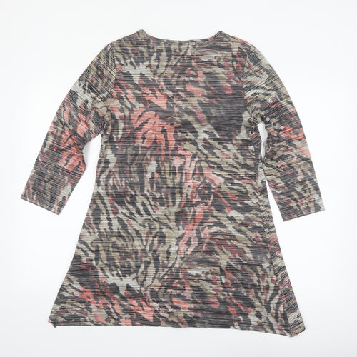 Roman Women’s Multicoloured Animal Print Tunic Top Size 10