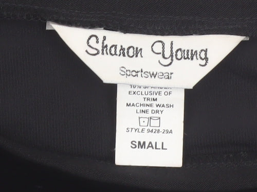 Sharon Young Women’s Black Velvet Long Sleeve Blouse Size S