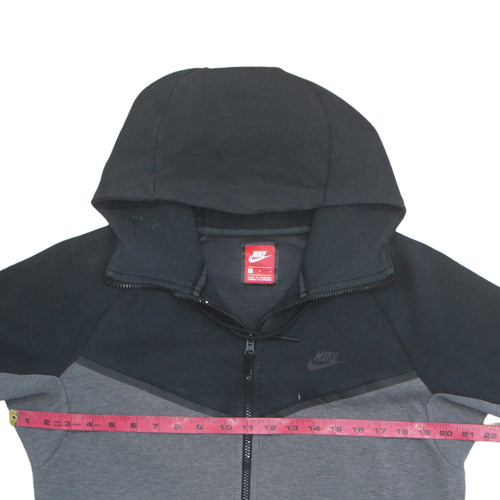 Nike Men’s Grey Full Zip Hoodie M Regular Fit Sportswear