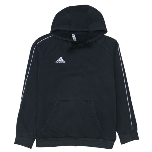 Adidas Men's Black Pullover Hoodie M Fleece Sportswear