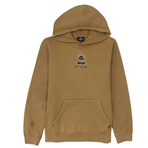 Rip Curl Womens Brown Size 14 Pullover Hoodie Cotton Blend