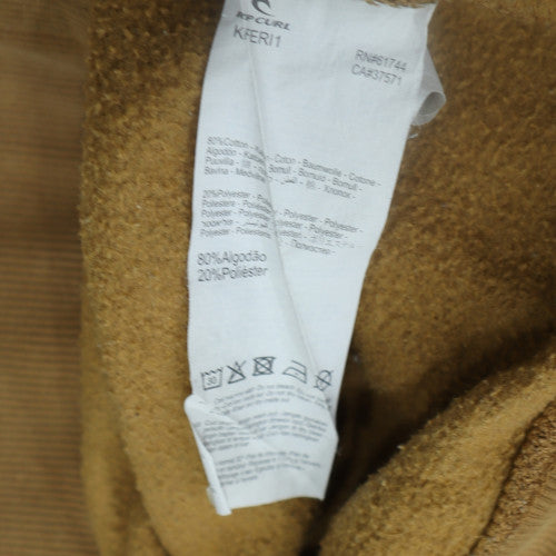 Rip Curl Womens Brown Size 14 Pullover Hoodie Cotton Blend