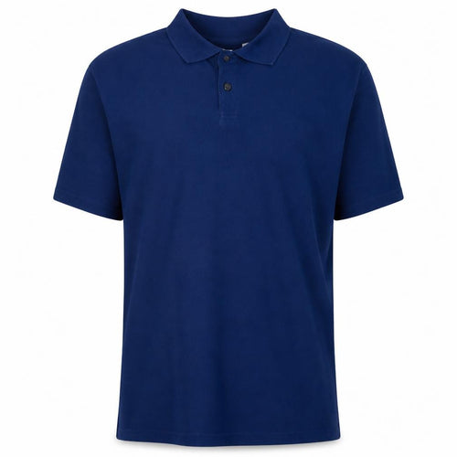 Calvin Klein Men’s Blue Liquid Touch Polo Shirt XL Cotton