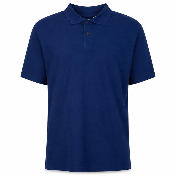 Calvin Klein Men’s Blue Liquid Touch Polo Shirt XL Cotton