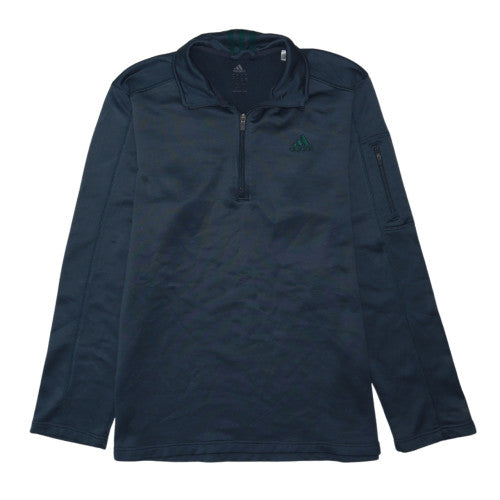 Adidas Men’s Blue XL 1/4 Zip Fleece Activewear Jacket