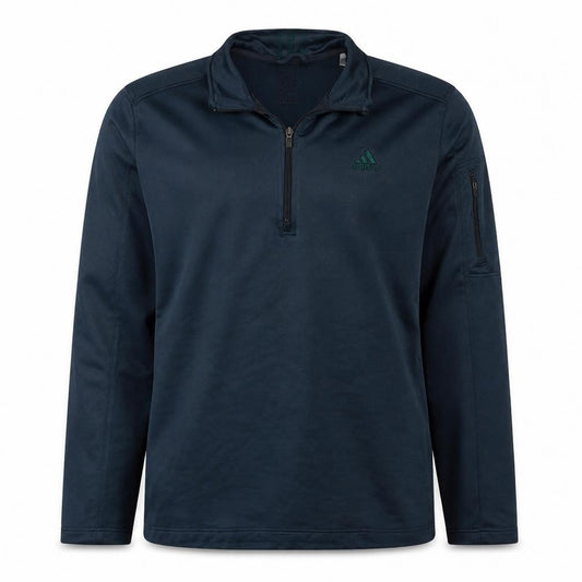 Adidas Men’s Blue XL 1/4 Zip Fleece Activewear Jacket