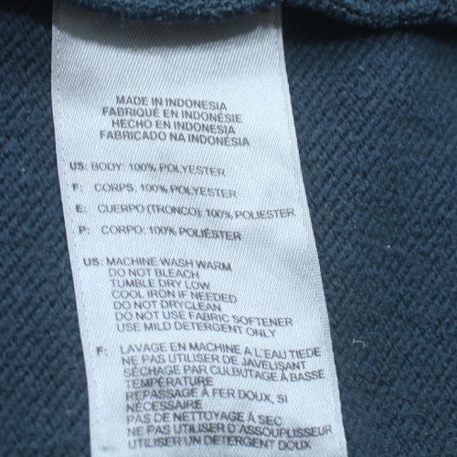 Adidas Men’s Blue XL 1/4 Zip Fleece Activewear Jacket