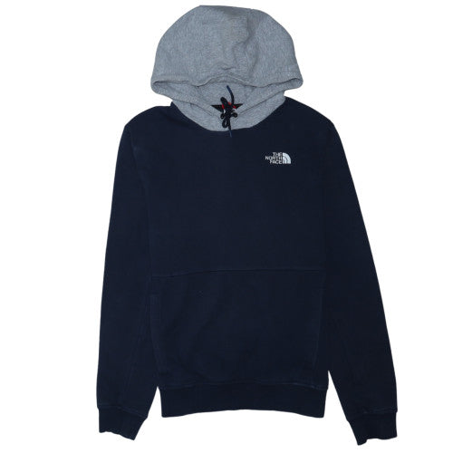 The North Face Mens Blue Pullover Hoodie Size L Outdoor Fleece