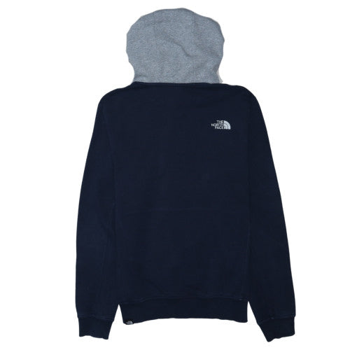 The North Face Mens Blue Pullover Hoodie Size L Outdoor Fleece
