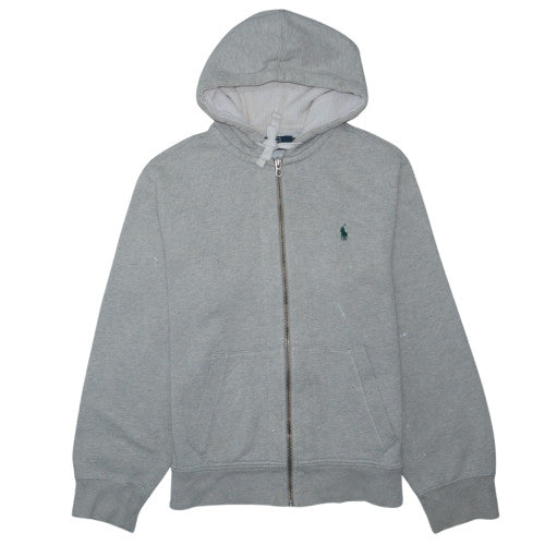 Ralph Lauren Men's Grey Full Zip Hoodie Size M Regular Fit