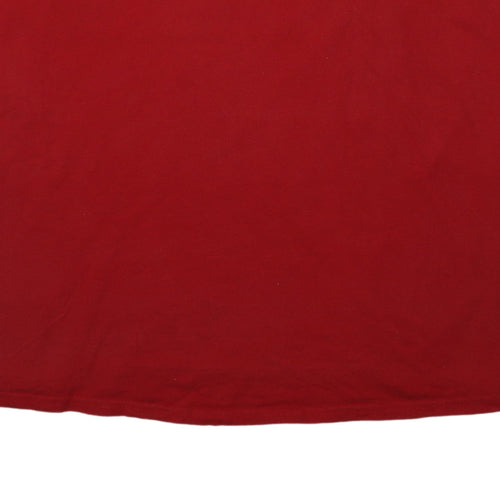 Champion Mens Red Cotton Crew Neck T-Shirt Size L