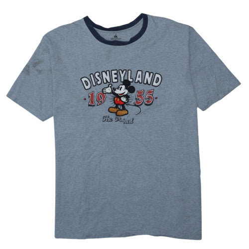 Disney Parks Men's Grey 3XL Mickey Mouse Disneyland 1955 Graphic T-Shirt