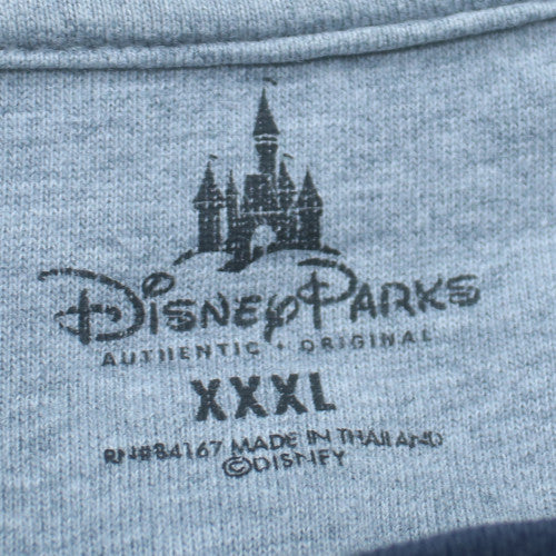 Disney Parks Men's Grey 3XL Mickey Mouse Disneyland 1955 Graphic T-Shirt