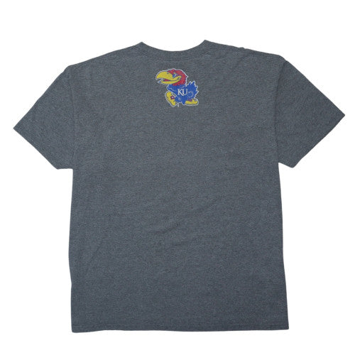 Nike Mens Grey Kansas Jayhawks Graphic T-Shirt XL