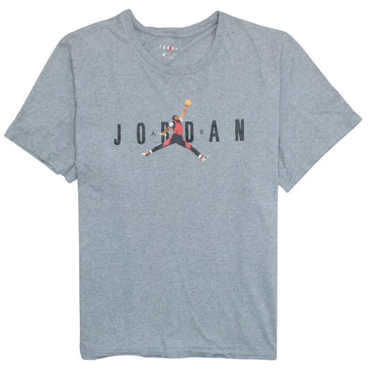Jordan Men’s Grey 3XL Sports Graphic Print T-Shirt