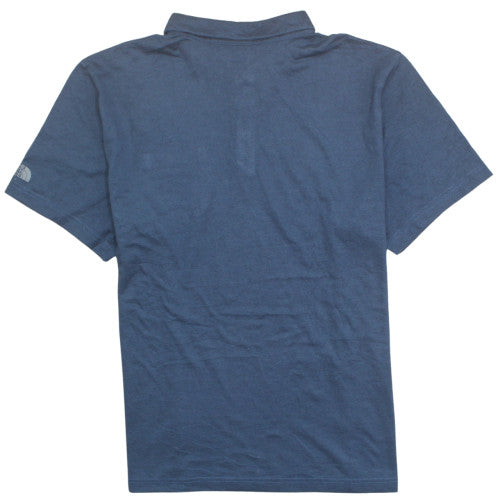 The North Face Men's Blue 2XL Short Sleeve Cotton Polo Shirt