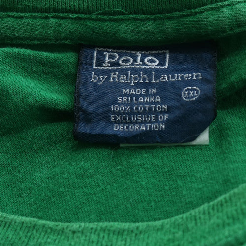 Polo Ralph Lauren Men's Green Cotton Crew Neck T-Shirt XXL