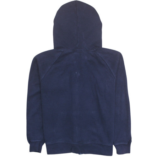 GAP Womens Navy Full Zip Hoodie XL - Classic Casual Cotton Fleece