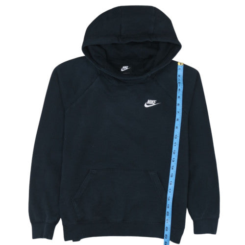 Nike Womens Black M Pullover Hoodie Cotton Blend Sweatshirt