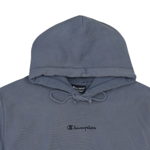 Champion Mens Grey Pullover Hoodie L Reverse Weave Embroidered Logo