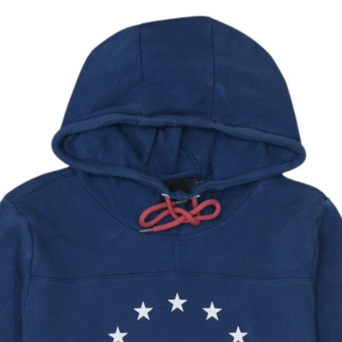 Under Armour Womens Blue Pullover Hoodie Medium Loose Fit